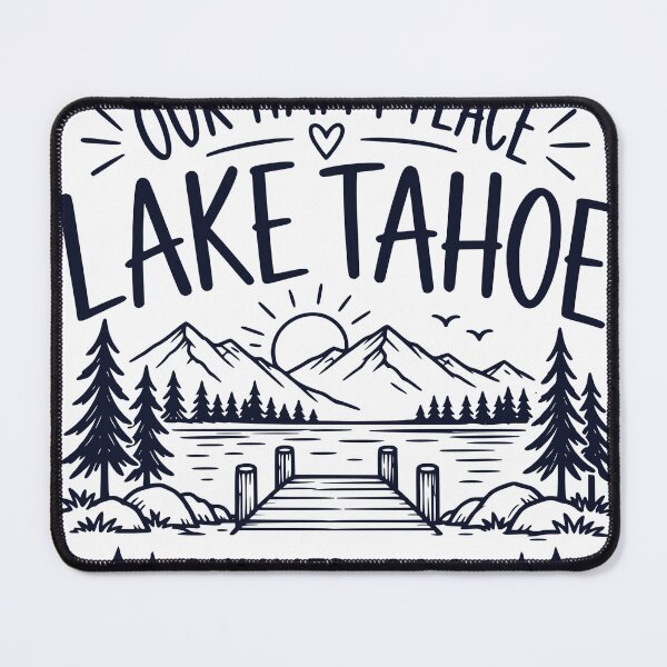 Item preview, Our Happy Place Lake Tahoe, Personalized Lake Camping, Summer 2026 Adventure, Family Lake Getaway, Mountain Lake Memories designed and sold by TeeVerse27.