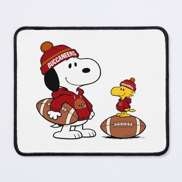 Item preview, Snoopy & Woodstock Tampa Bay Buccaneers Football Retro F902 designed and sold by GLUVY-THEME.