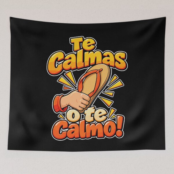 Item preview, Te Calmas O Te Calmo Funny Spanish Mom Chancla Design designed and sold by stmpdwrld.