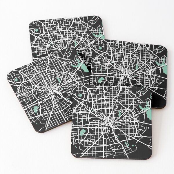 Item preview, Dallas Map Texas City TX United States Travel Souvenir designed and sold by MapsByLeo.