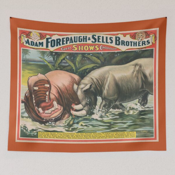 Item preview, Vintage Circus Advertisement designed and sold by Lucy Goosy Art.