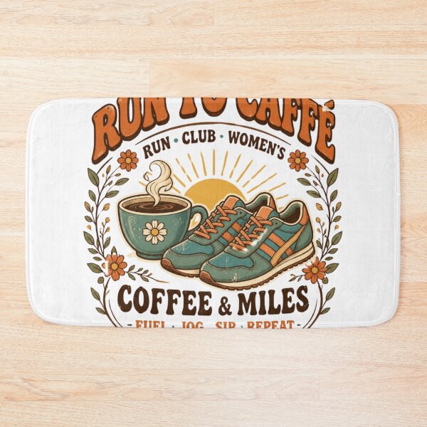 Item preview, Run To Caffe Coffee And Miles Run Club Womens designed and sold by ChotipahArt.