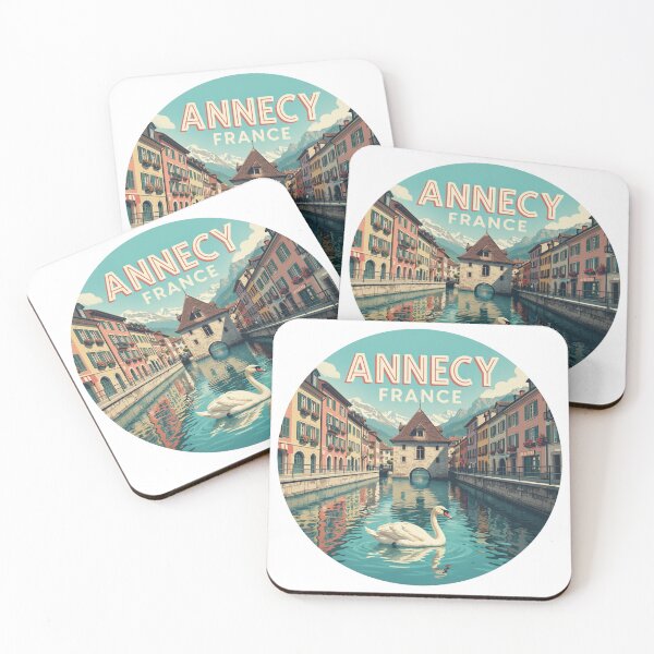 Item preview, Annecy France: Alpine Town Design designed and sold by CircinusStore.
