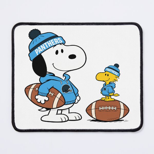Item preview, Snoopy & Woodstock Carolina Panthers Football Retro F905 designed and sold by GLUVY-THEME.
