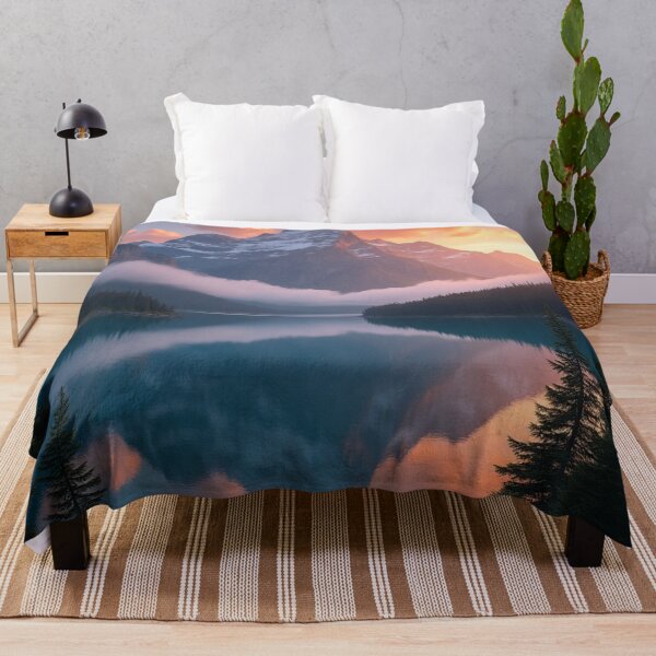 Item preview, Mirror Peaks at Sunrise | Alpine Wilderness Dreamscape designed and sold by nhk999.