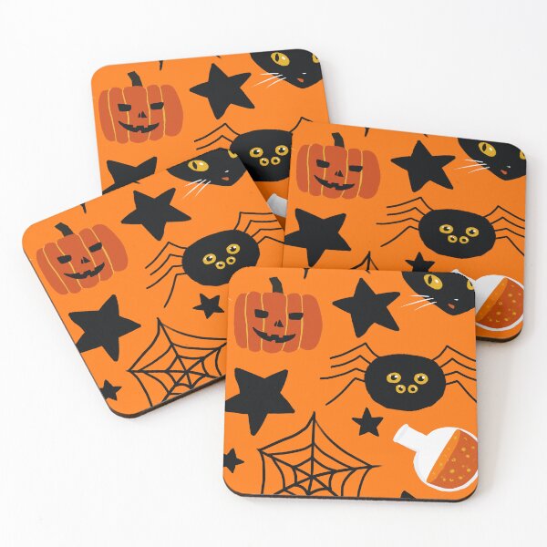 Item preview, Halloween Whimsical Jack-O-Lantern, Cat, And Spider Designs designed and sold by DEC02.