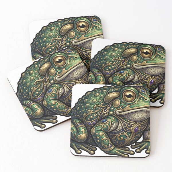 Item preview, Witchy Toad Emblem - Witch Aesthetic Gothic Art designed and sold by IllumeInk.