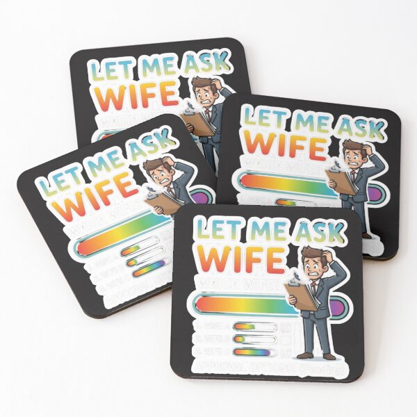 Item preview, let me ask my wife-honeymoon-funny husband-funny husband quote-funny husband wife quotes- designed and sold by heroes-one.