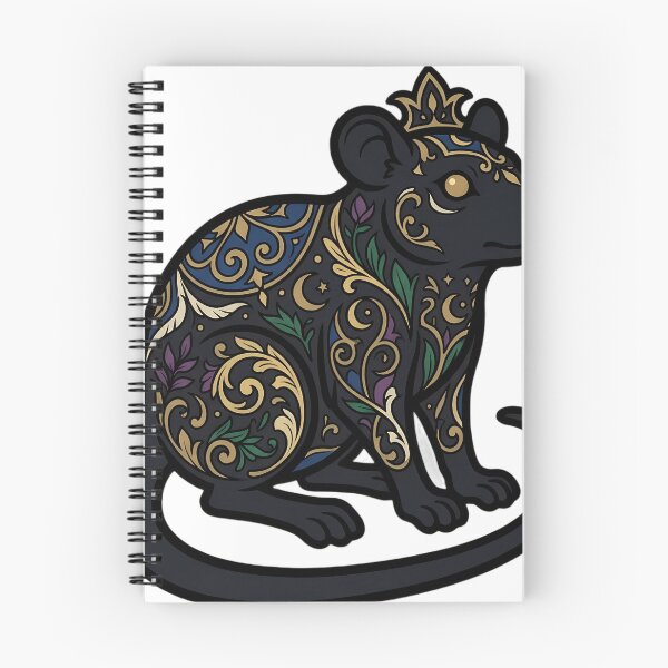 Item preview, Witchy Rat Emblem - Witch Aesthetic Gothic Art designed and sold by IllumeInk.