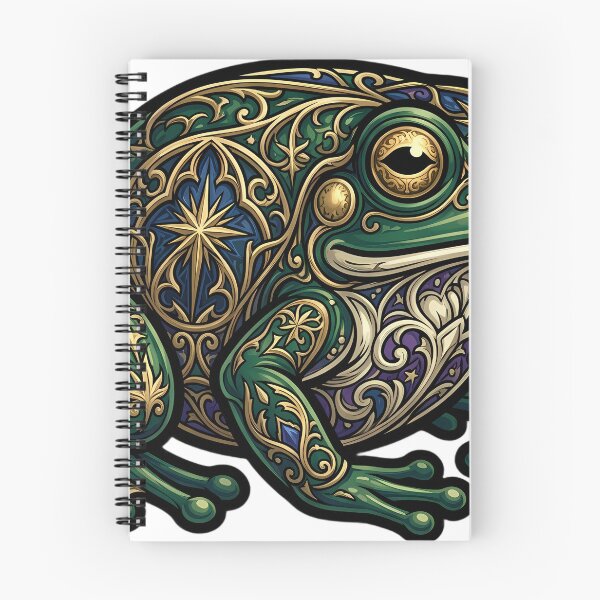 Item preview, Witchy Frog Emblem - Witch Aesthetic Gothic Art designed and sold by IllumeInk.