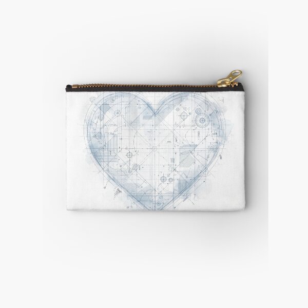 Item preview, Blueprint of a Mechanical Heart - Technical Love Drawin designed and sold by ollgast5.