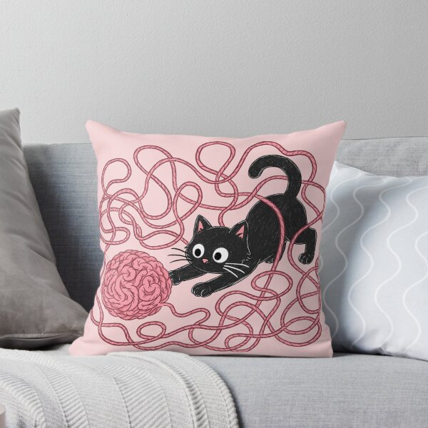 Item preview, Kitten Chasing Wool designed and sold by Dani Moffet.