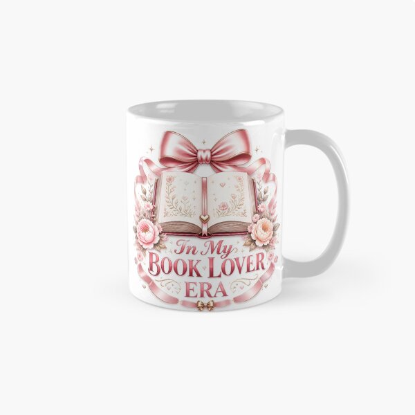 Item preview, In My Book Lover Era Coquette Pink Bow Books designed and sold by ChotipahArt.