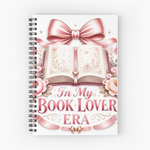 Item preview, In My Book Lover Era Coquette Pink Bow Books designed and sold by ChotipahArt.