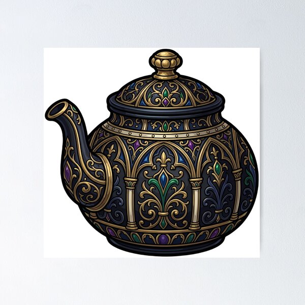 Item preview, Witch Kettle Emblem - Witch Aesthetic Gothic Art designed and sold by IllumeInk.