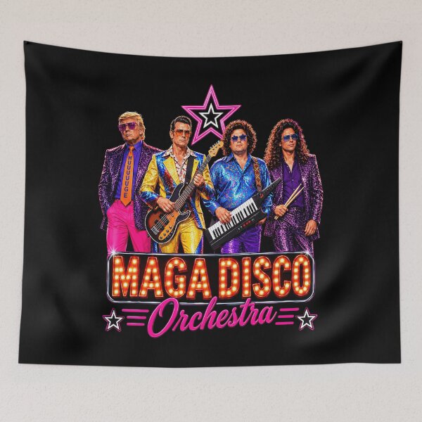 Item preview, MAGA Disco Orchestra Funky Retro Political Music designed and sold by perunkastl1.