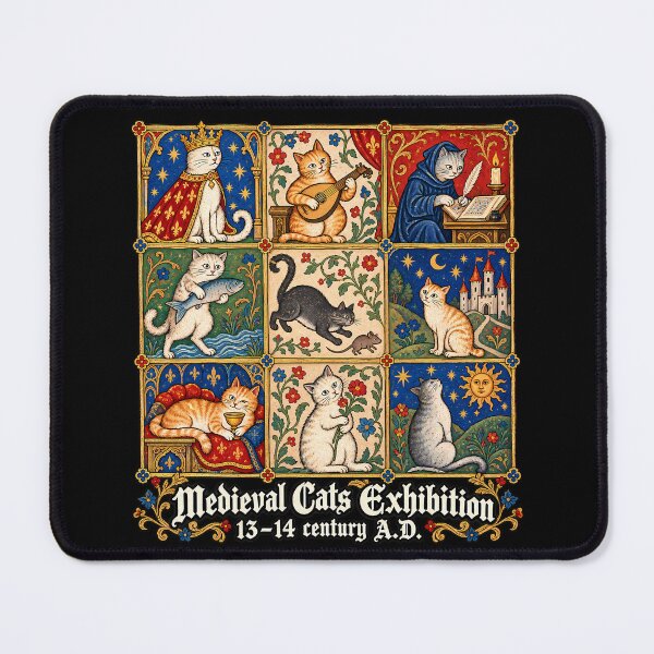Item preview, Medieval Cats Collage designed and sold by kyvua-artist.