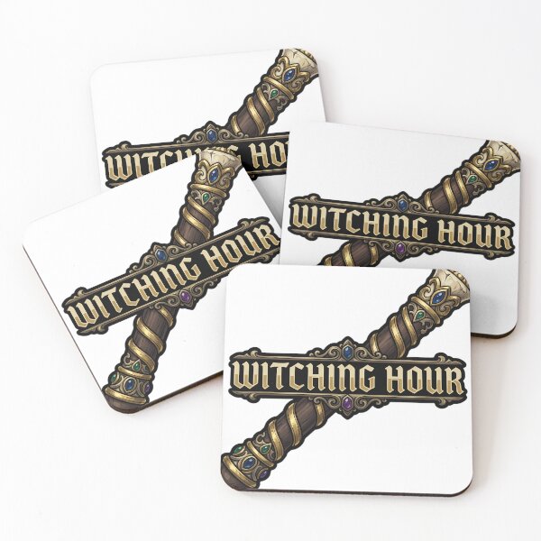 Item preview, Witch Wand Emblem - Witching Hour Gothic Art designed and sold by IllumeInk.