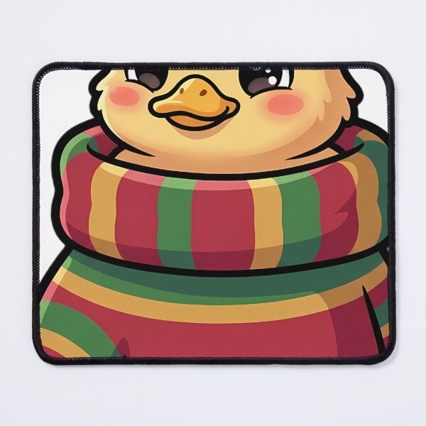 Item preview, Cute Christmas Duckling Nestled in a Knitted Mitten designed and sold by pumsquare.