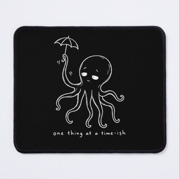 Item preview, The octopus holds a tiny umbrella designed and sold by ArtHouseNiklas.