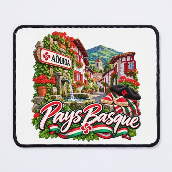 Item preview, Ainhoa Basque Village – Traditional Houses and Stone Fountain designed and sold by Gino64.