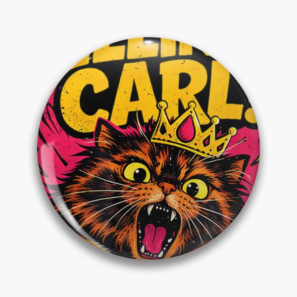Item preview, Funny I Am Yelling Carl Donut Cat Meme designed and sold by EliseoHilpert.