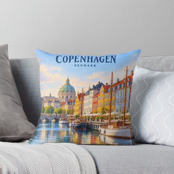 Item preview, Copenhagen Painterly Danish City Impression designed and sold by MichaeIRellov.