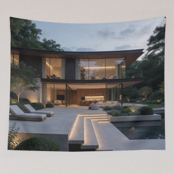Item preview, Luxury Modern Residence - Contemporary Architectural Design Art designed and sold by nhk999.