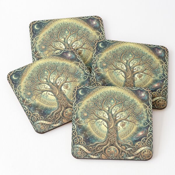 Item preview, The Eternal Tree of Life – Celtic Steampunk Mysticism. designed and sold by nicky2342.