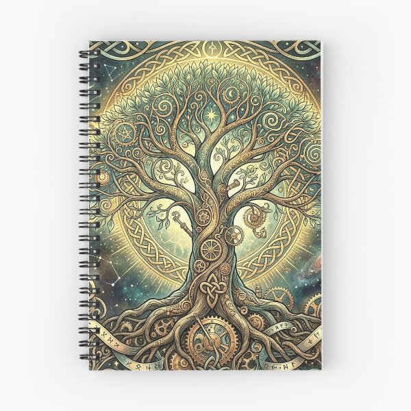 Item preview, The Eternal Tree of Life – Celtic Steampunk Mysticism. designed and sold by nicky2342.