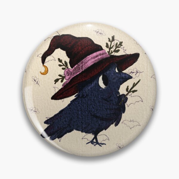 Item preview, Little Raven Witch designed and sold by krayslavova.art.