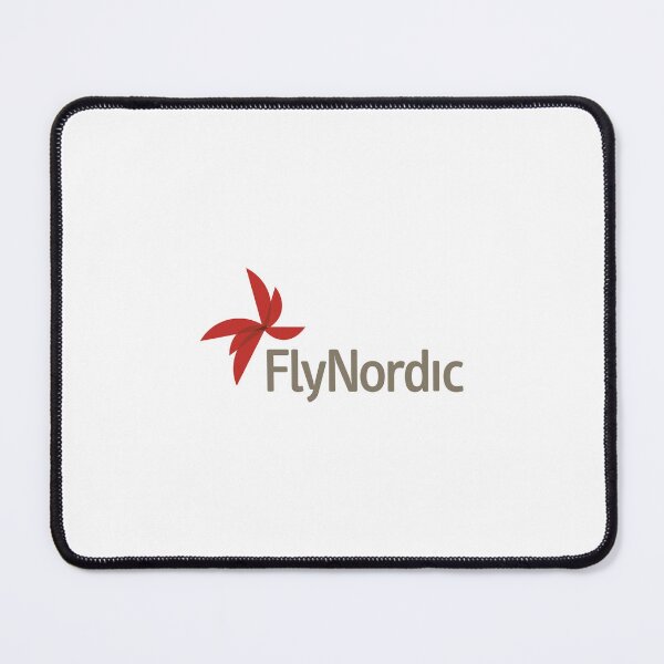 Item preview, FlyNordic Logo – Scandinavian Low Cost Airline with Red Propeller Symbol designed and sold by Caraswoman.