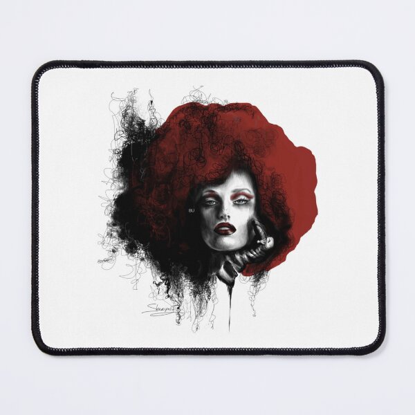 Item preview, Elina Sheripova Dramatic Red Hair Portrait Design designed and sold by Scarlettand.