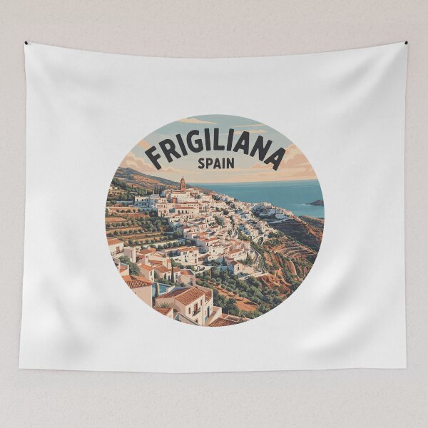 Item preview, Frigiliana España: White Village Coastal Hillside Design designed and sold by CircinusStore.
