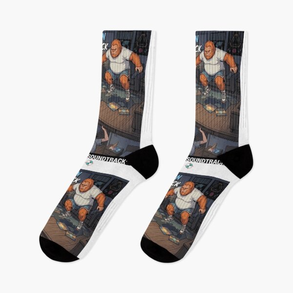Item preview, Sun Salutation Soundtrack - Bigfoot Early Morning Stomp Cartoon designed and sold by Whimsy Trail Co.