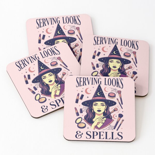 Item preview, Serving Looks and Spells Halloween Makeup Artist Design – Glamorous Funny Gift for Makeup Artists and Beauty Lovers designed and sold by Im-Ara.