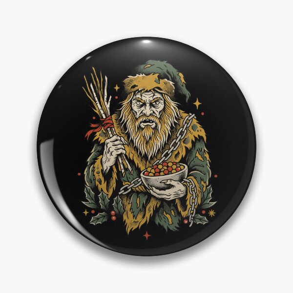 Item preview, Traditional Tattoo Belsnickel Folklore designed and sold by Fictional Ink Society.