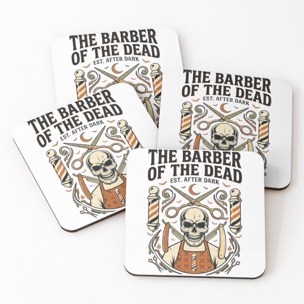 Item preview, The Barber of the Dead Halloween Barber Design – Funny Vintage Gothic Gift for Barbers and Barbershop Owners designed and sold by Im-Ara.