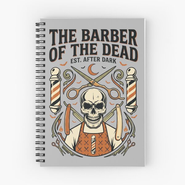 Item preview, The Barber of the Dead Halloween Barber Design – Funny Vintage Gothic Gift for Barbers and Barbershop Owners designed and sold by Im-Ara.