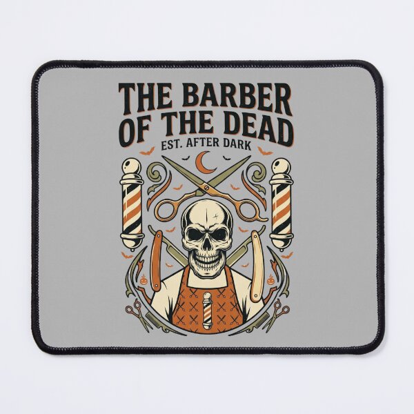 Item preview, The Barber of the Dead Halloween Barber Design – Funny Vintage Gothic Gift for Barbers and Barbershop Owners designed and sold by Im-Ara.