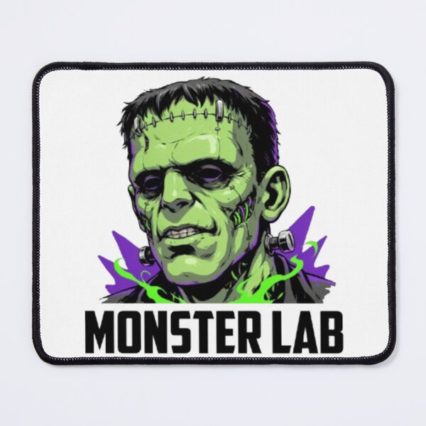 Item preview, Cyber Frankenstein Monster Lab Halloween Art designed and sold by smartlogo_factory.