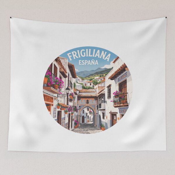 Item preview, Frigiliana España: Andalusian Village Street Design designed and sold by CircinusStore.