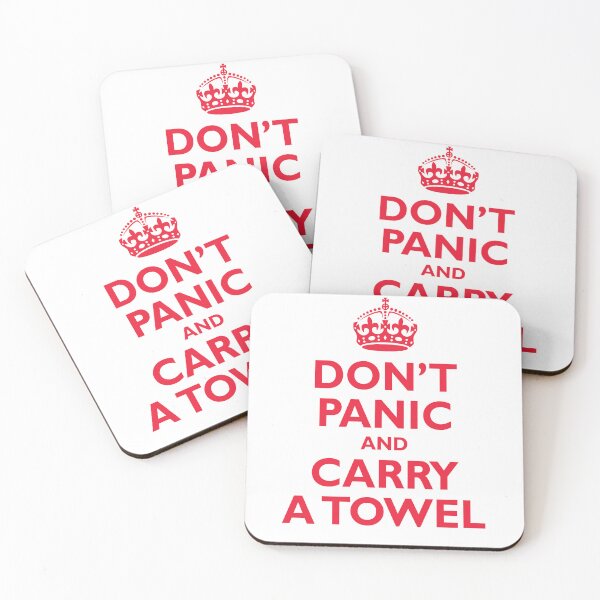 Item preview, Don’t Panic and Carry a Towel designed and sold by Foundry88.