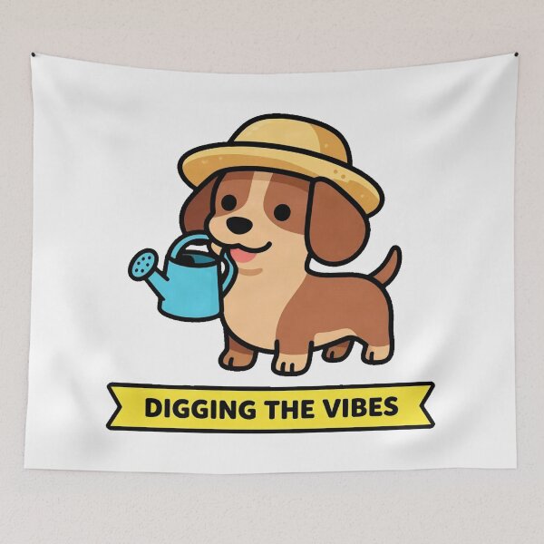 Item preview, Dachshund Plant Lover Garden Doxie designed and sold by Arc2020.