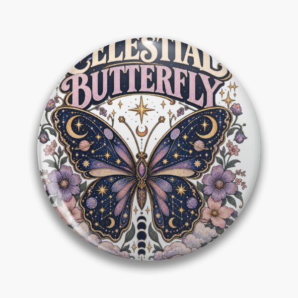 Item preview, Celestial Butterfly Vintage Moon and Stars Aesthetic designed and sold by EssentialsWear.