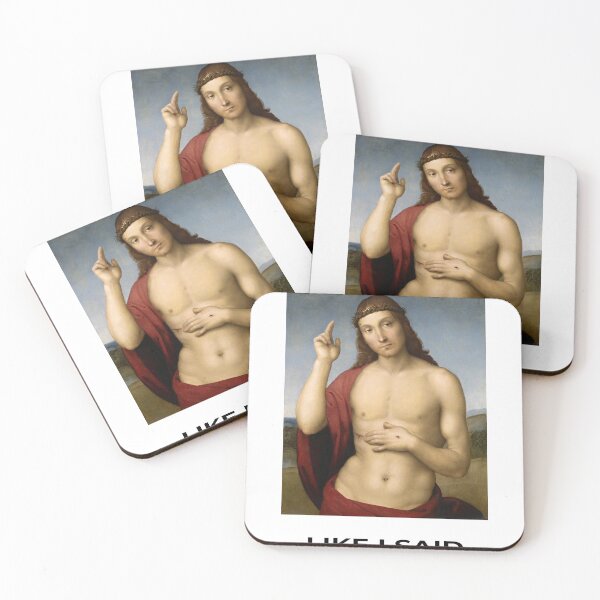 Item preview, Christ Blessing by Raphael - Like I Said Funny Renaissance Art designed and sold by lijoy.