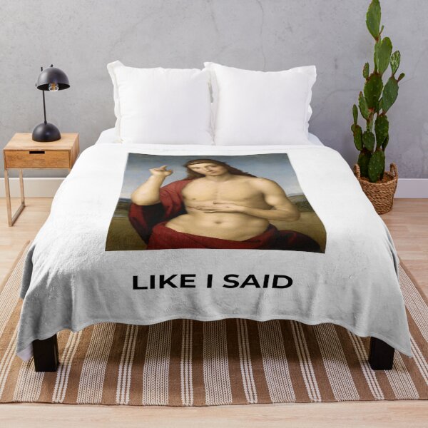 Item preview, Christ Blessing by Raphael - Like I Said Funny Renaissance Art designed and sold by lijoy.