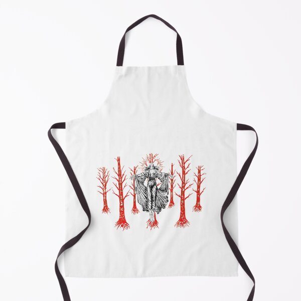 Item preview, Gothic Figure Dark Forest Red Trees Band designed and sold by PaulaWo.