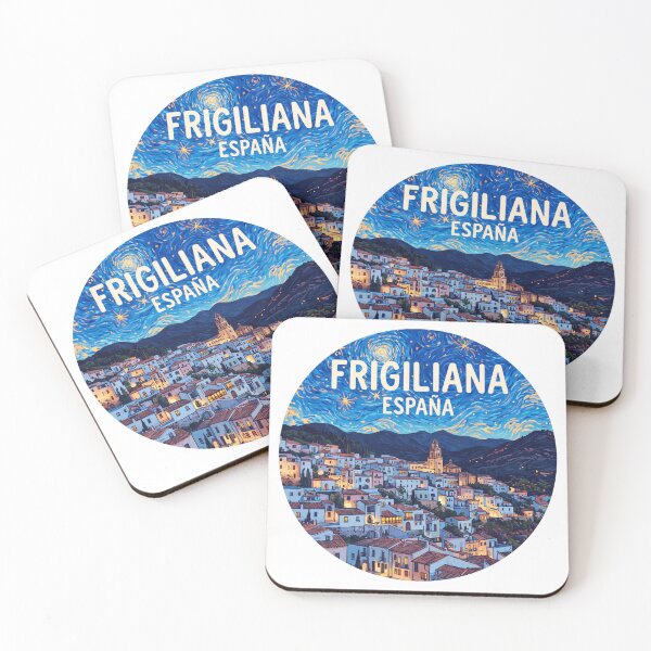 Item preview, Frigiliana España: Starry Night Village Design designed and sold by CircinusStore.