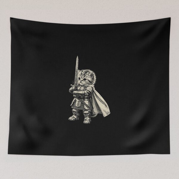 Item preview, Medieval Cat designed and sold by hargisnamocho.